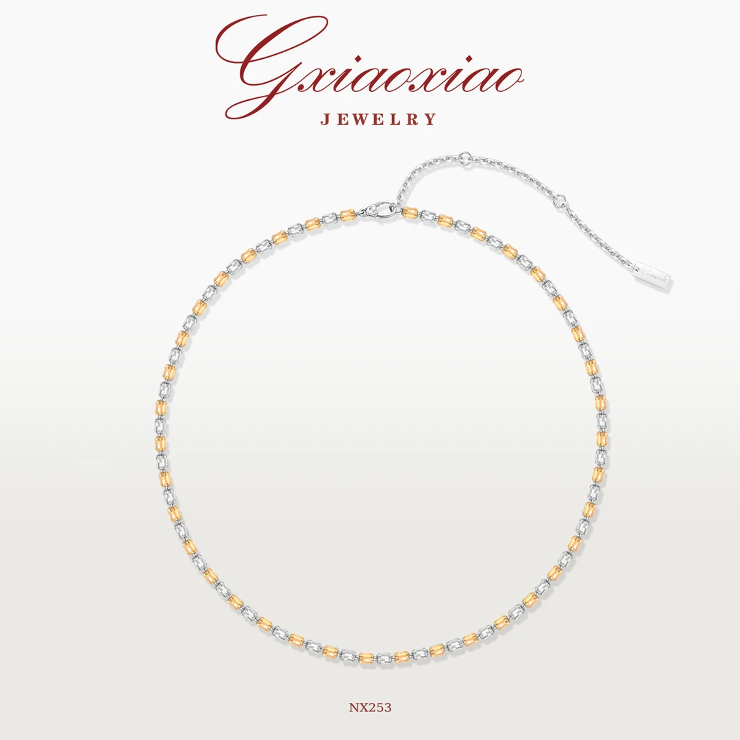 G XIAOXIAO 925银 轻奢气质高级百搭意大利项链 NX253 NX258