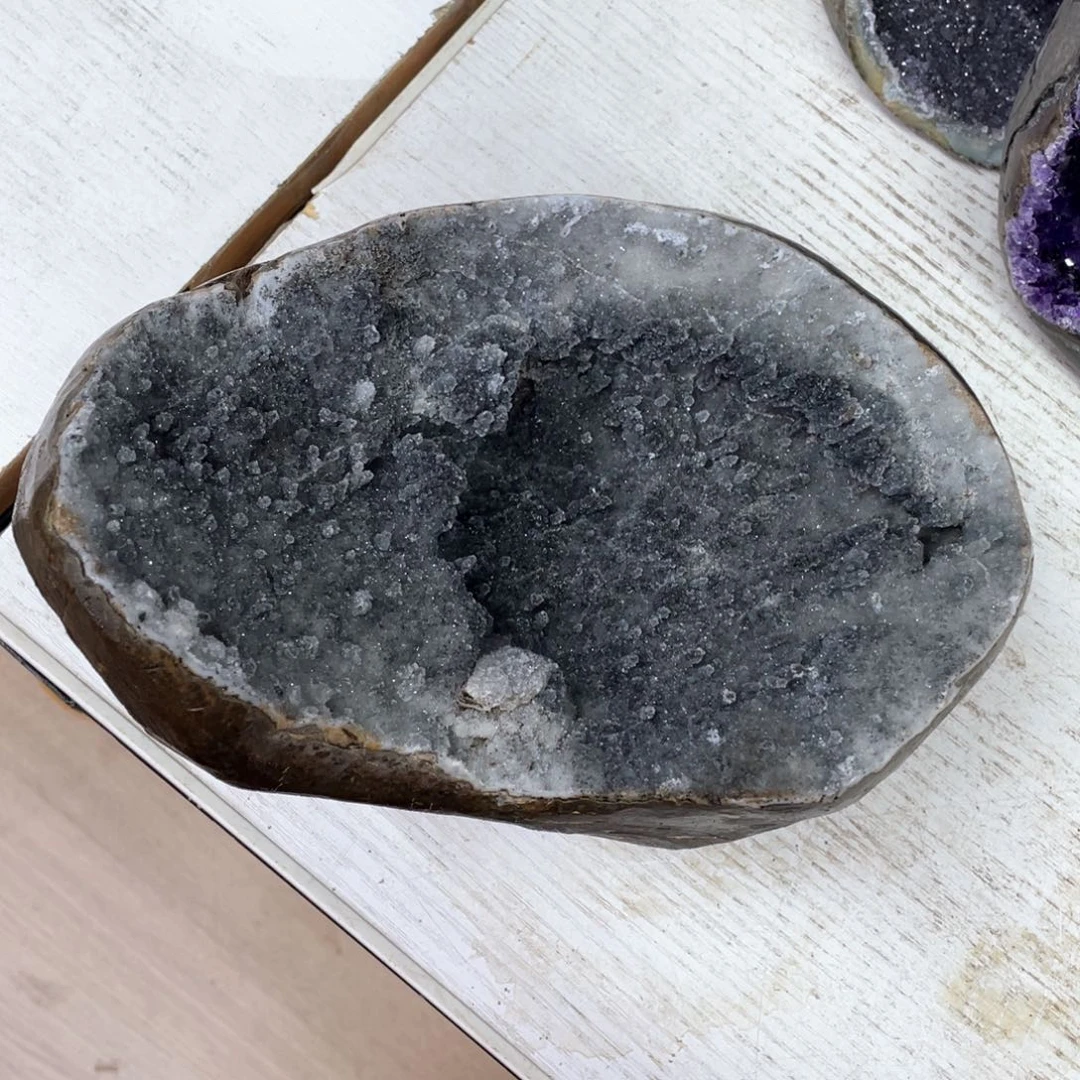 珠宝半成品未镶嵌紫晶捡漏