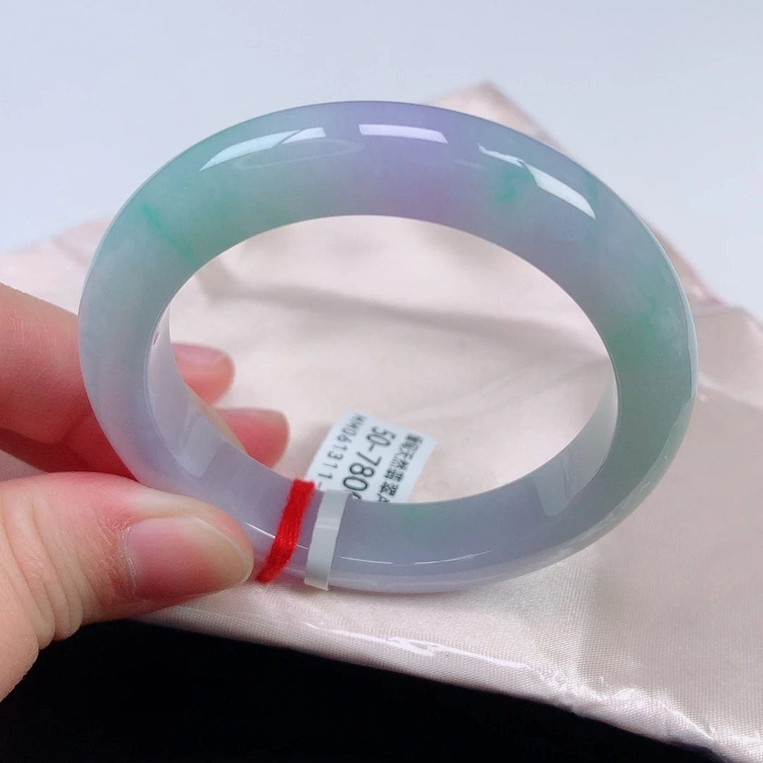 未镶嵌手镯翡翠50正圈