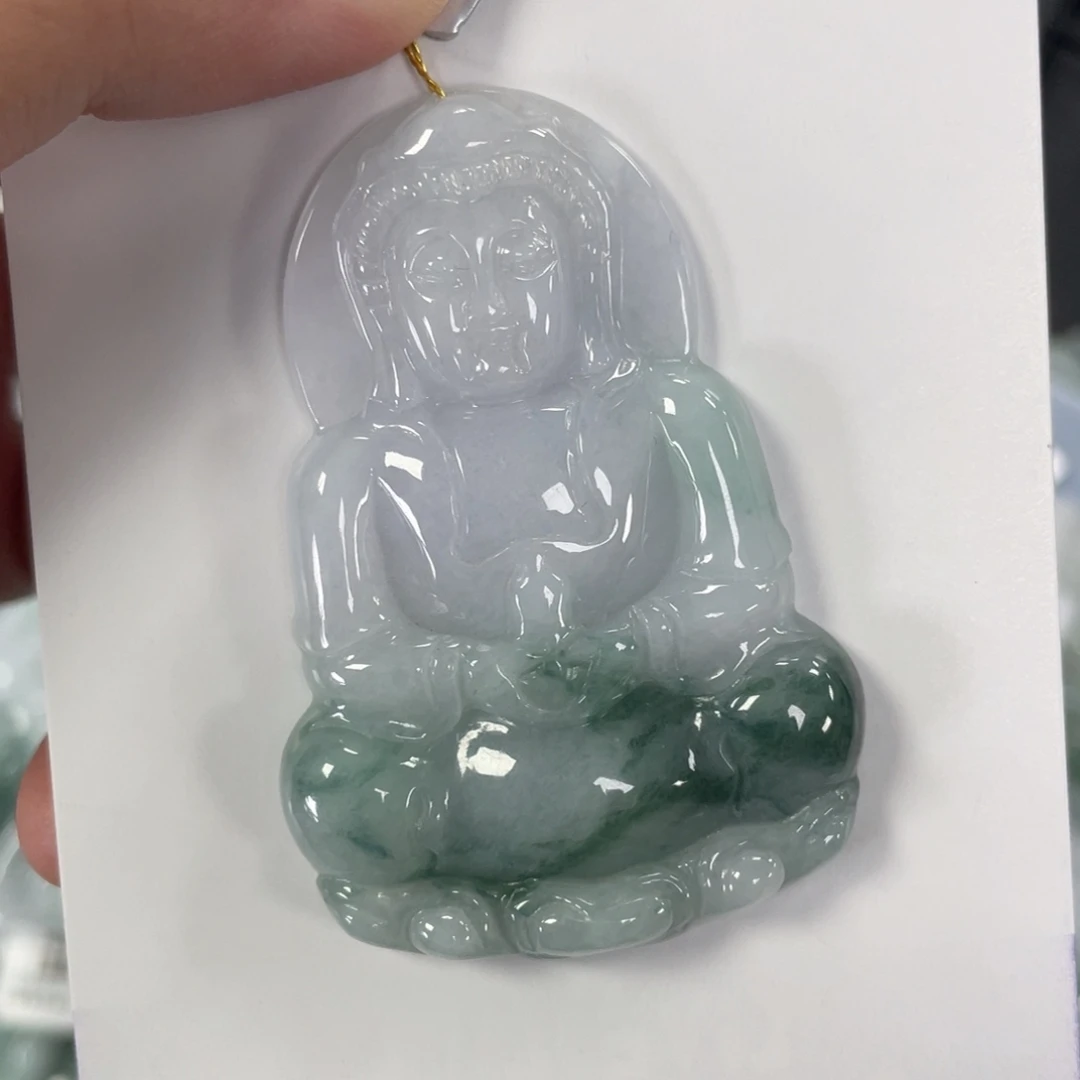 颈饰未镶嵌翡翠张*馨观音