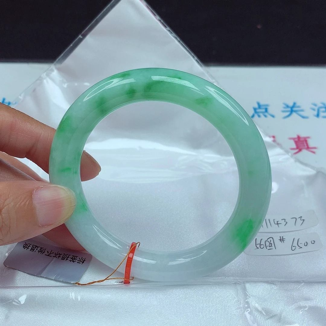 未镶嵌手镯翡翠56圈4373