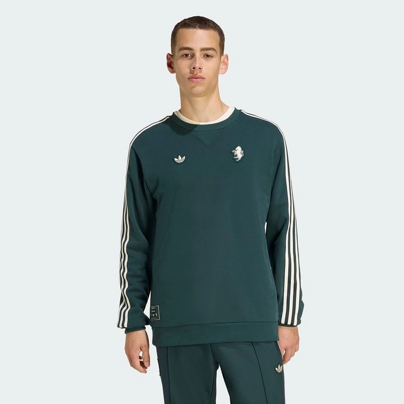 阿迪（adidas）男子尤文图斯足球休闲文化复古卫衣套头衫JM9454