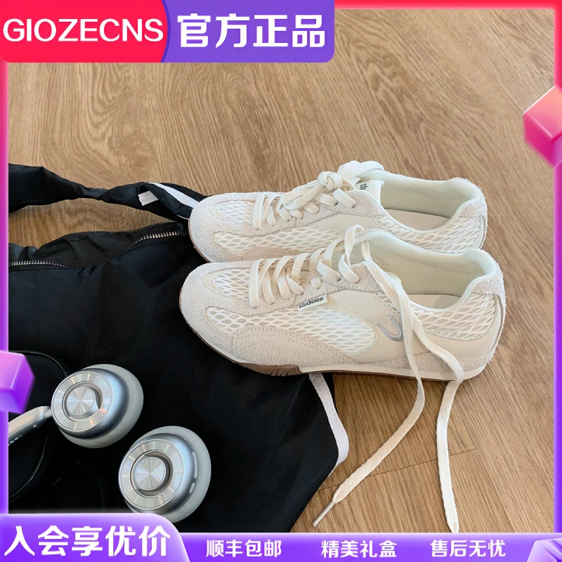 GIOZECNS/纪捷希女款鞋子新款夏季运动鞋透气网面百搭爆款休闲鞋