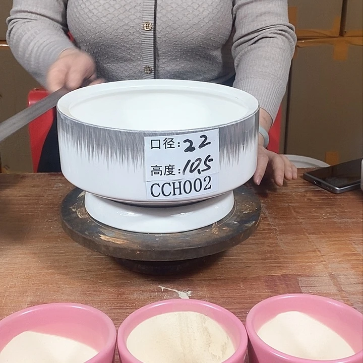 陶瓷微瑕花盆-CCH002-中号