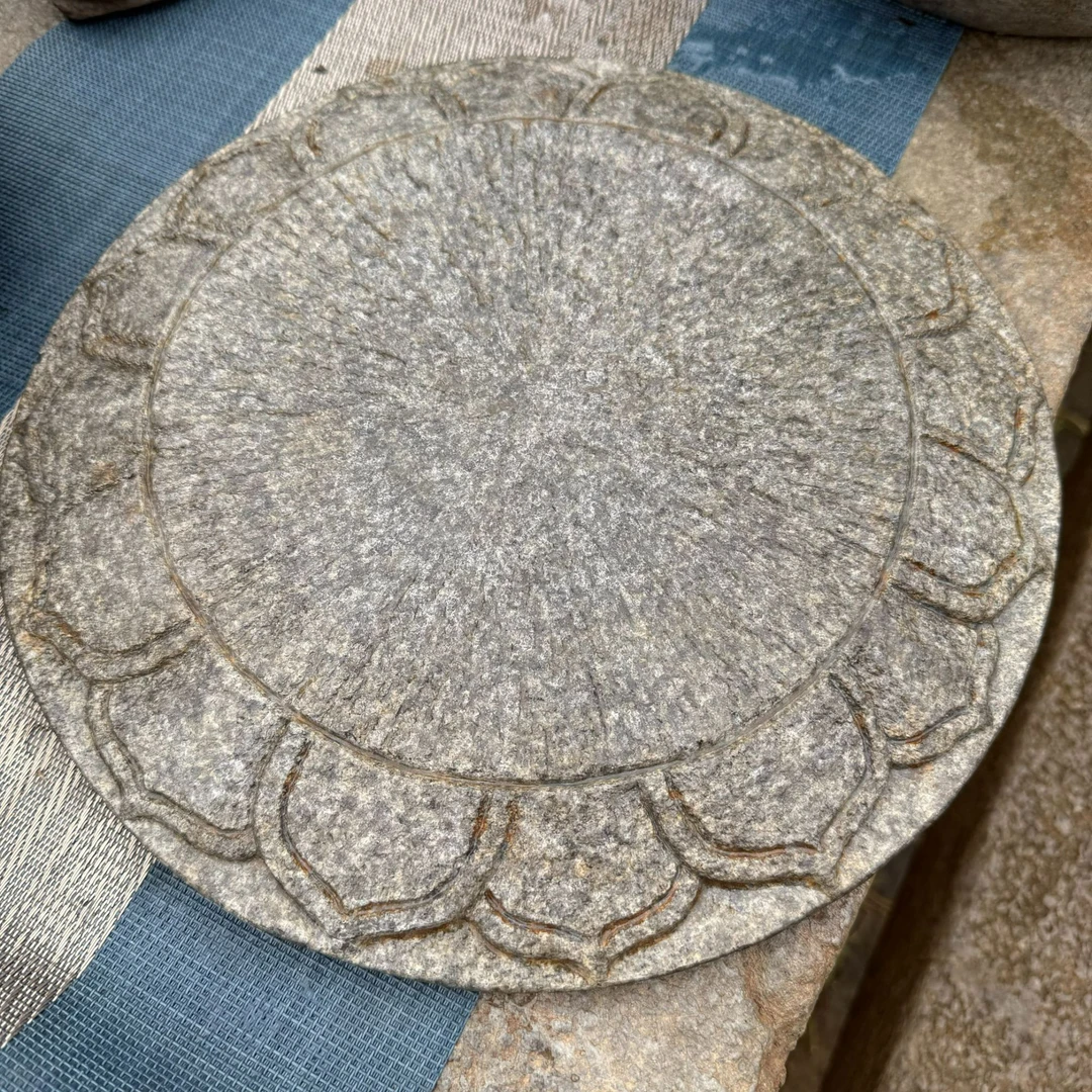 石锦坊如意莲花底花架底座