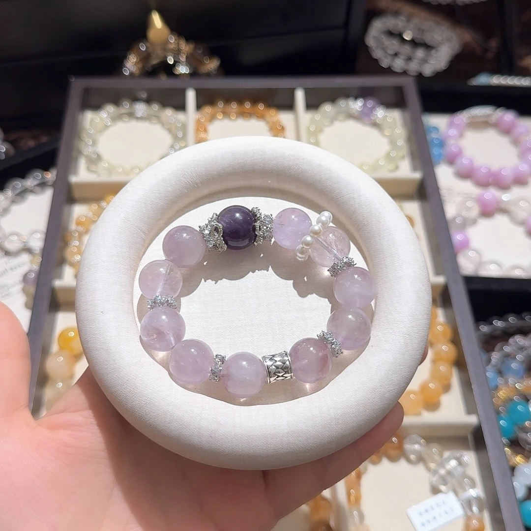 水晶手链未镶嵌?**?紫