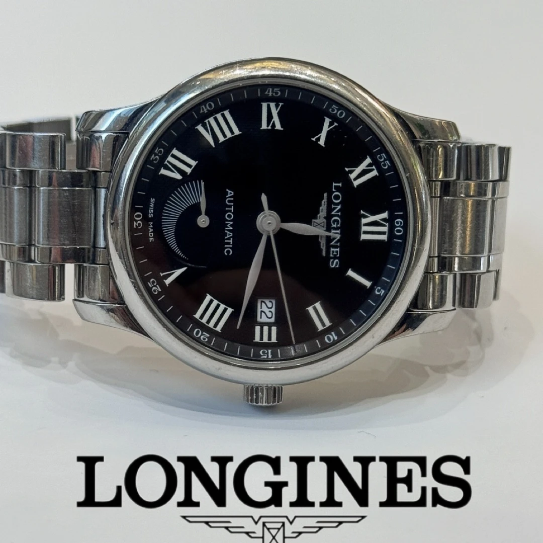 95新 Longines/浪琴 名匠系列L2.708.4.51.6大嘴动储，表径38.5m