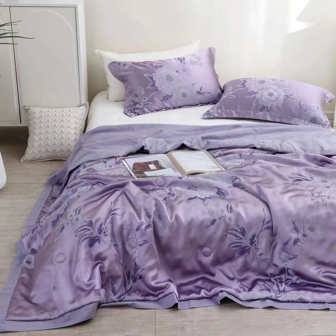 【前程似锦】200*230高精密云锦缎玉米纤维冬被