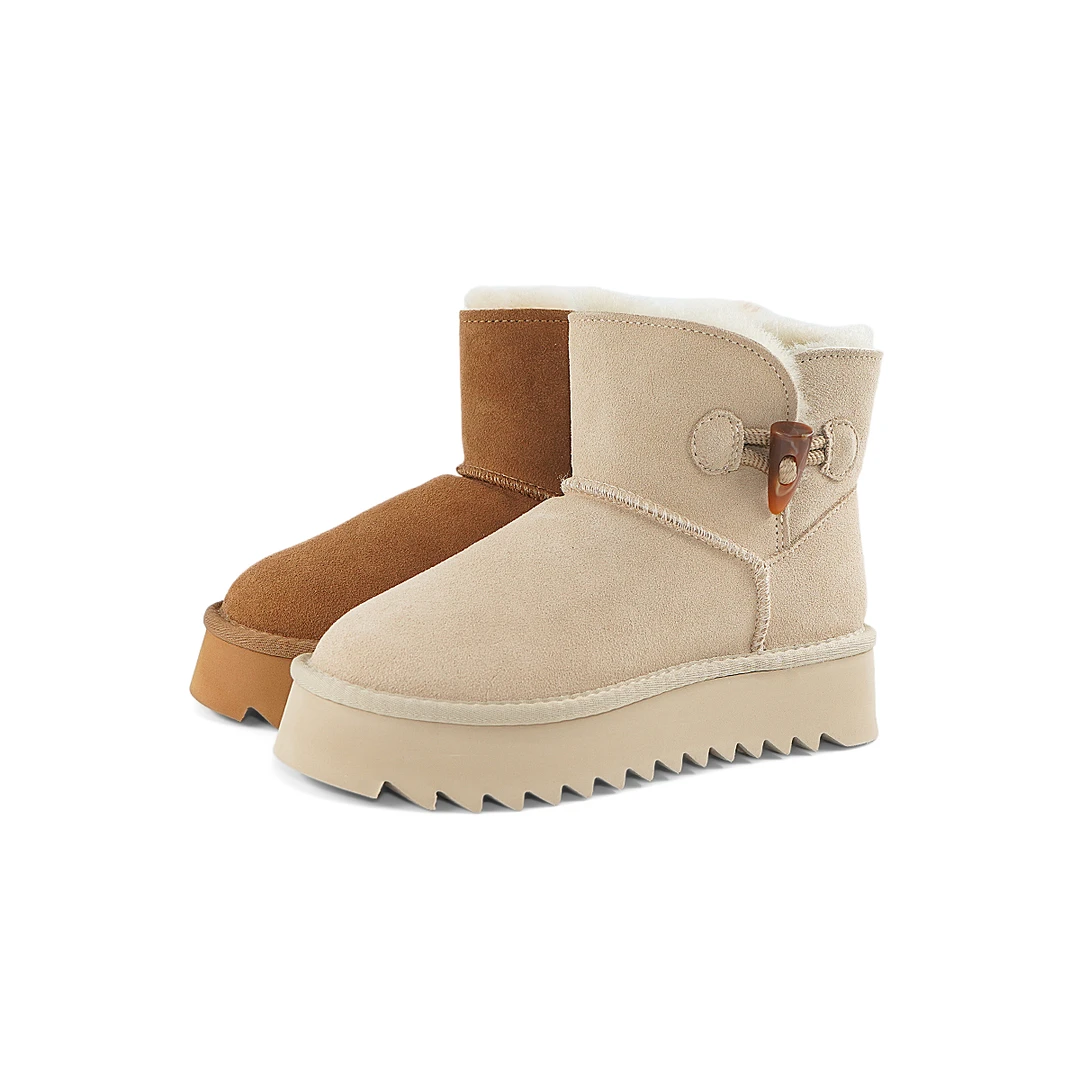 杜米亚反绒御风保暖雪地靴D663352-3