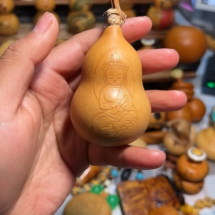 菩萨压花工艺葫芦
