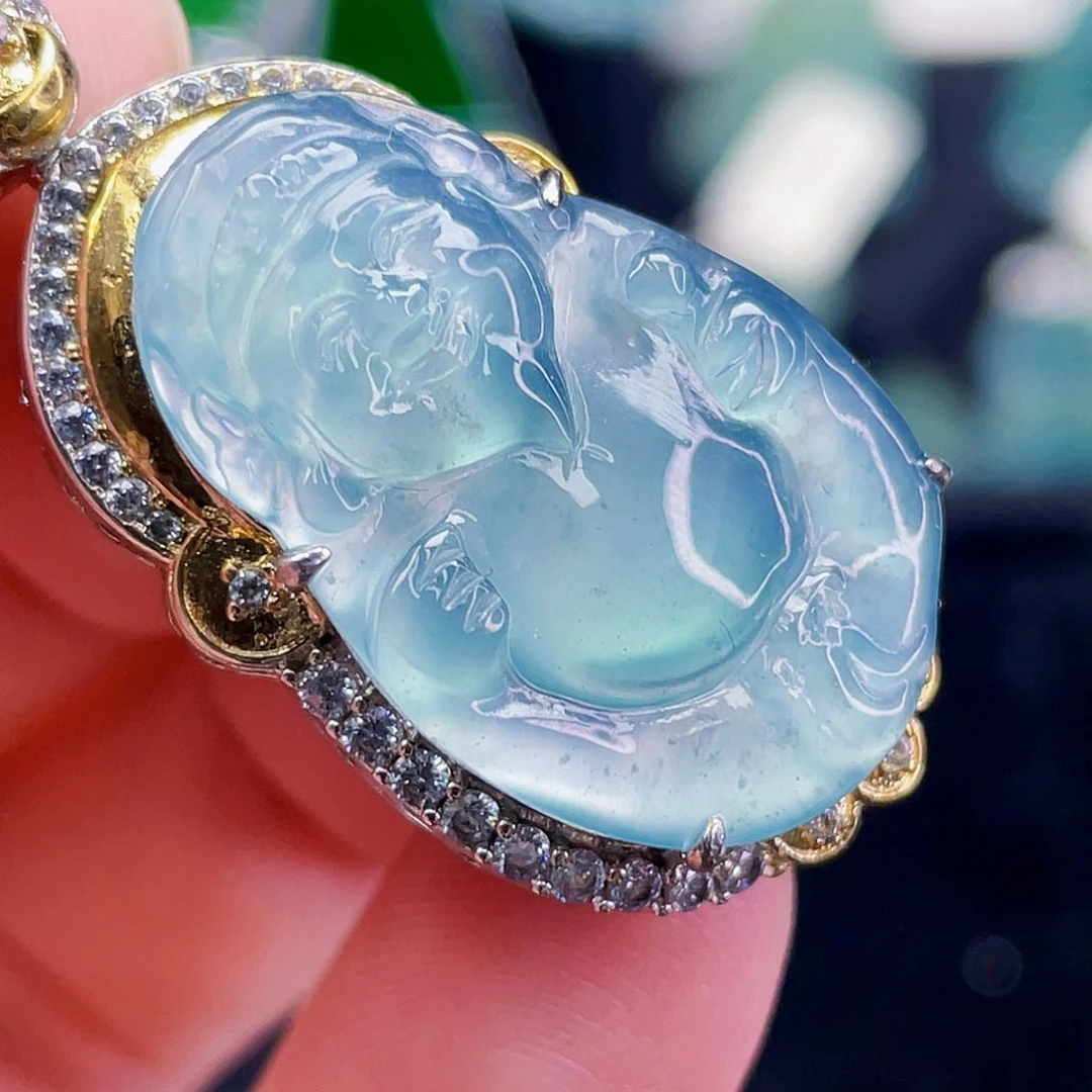 翡翠未镶嵌颈饰206