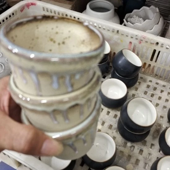 微瑕陶瓷盆12包邮