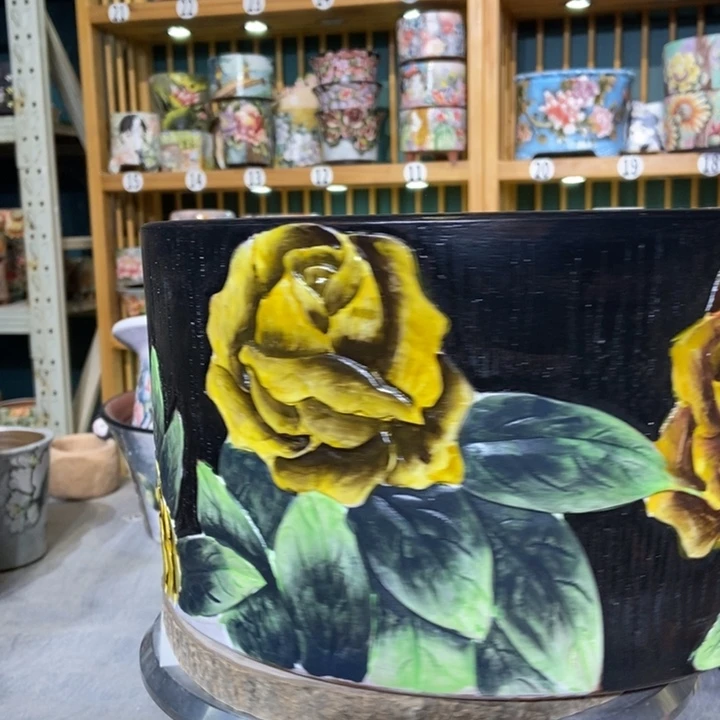 红陶景德镇艺术手绘作品