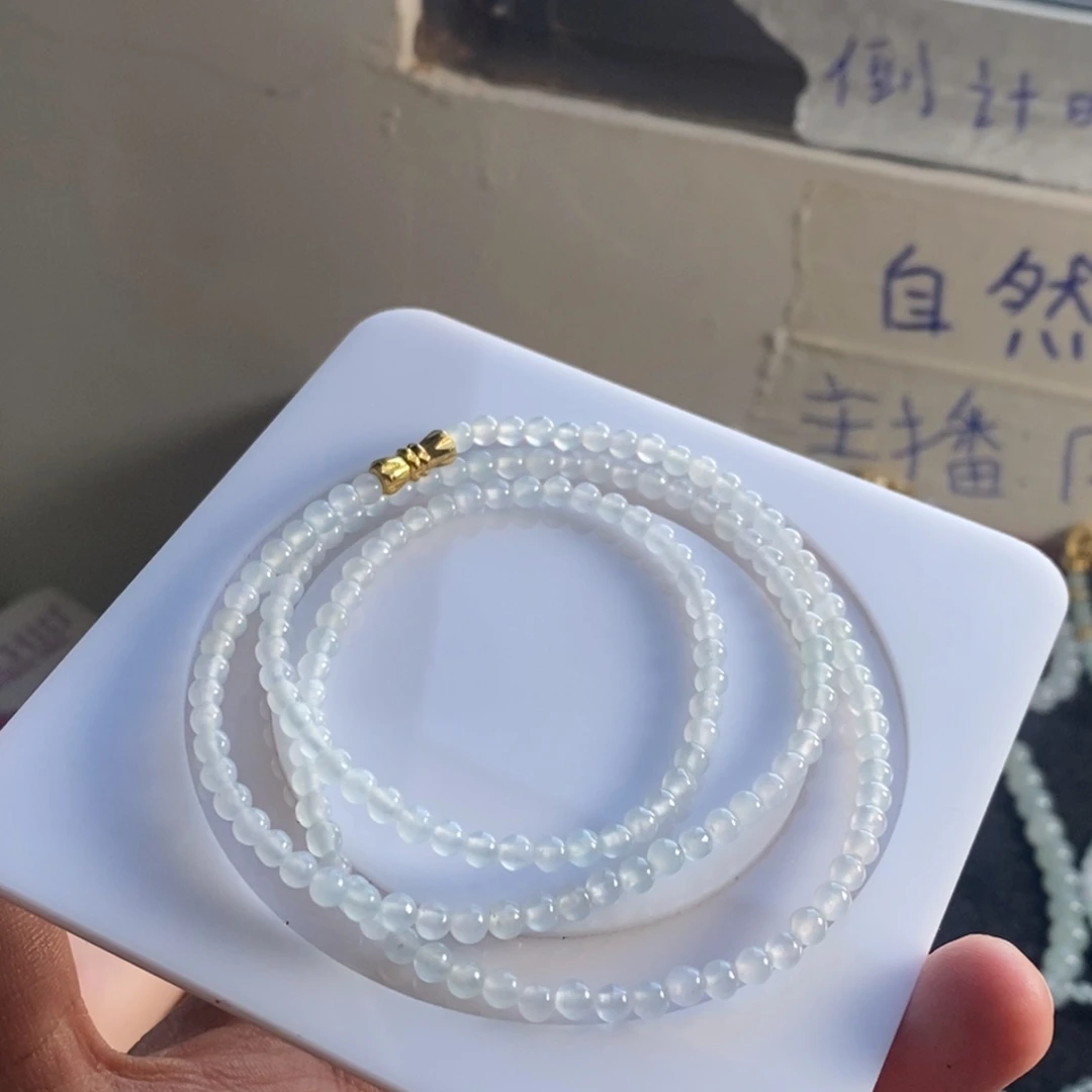 定制翡翠未镶嵌48 缅甸翡翠A货卡3.8