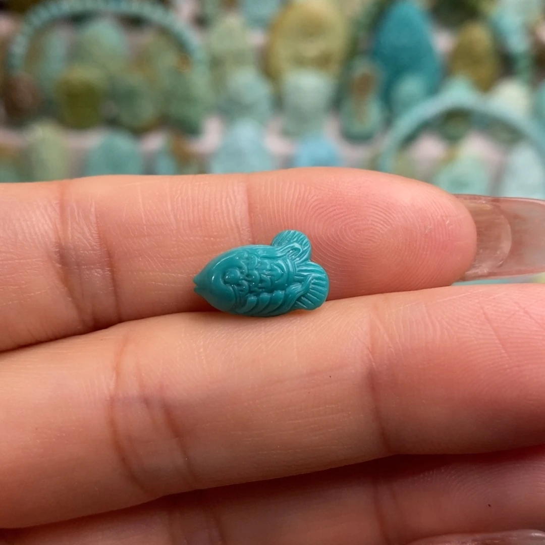 小***牙绿松石未镶嵌绿松石