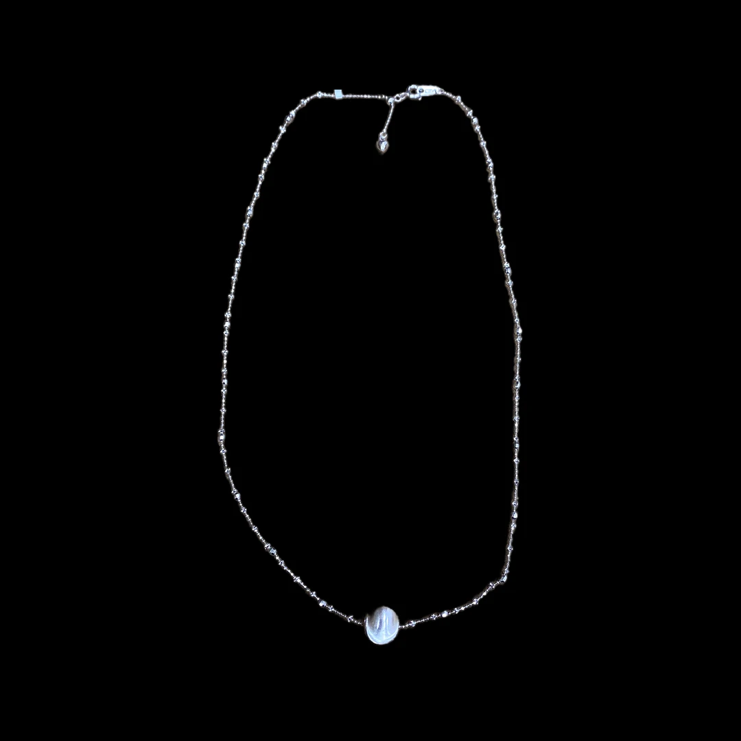 坠链均925银 V9310银项链时尚休闲、