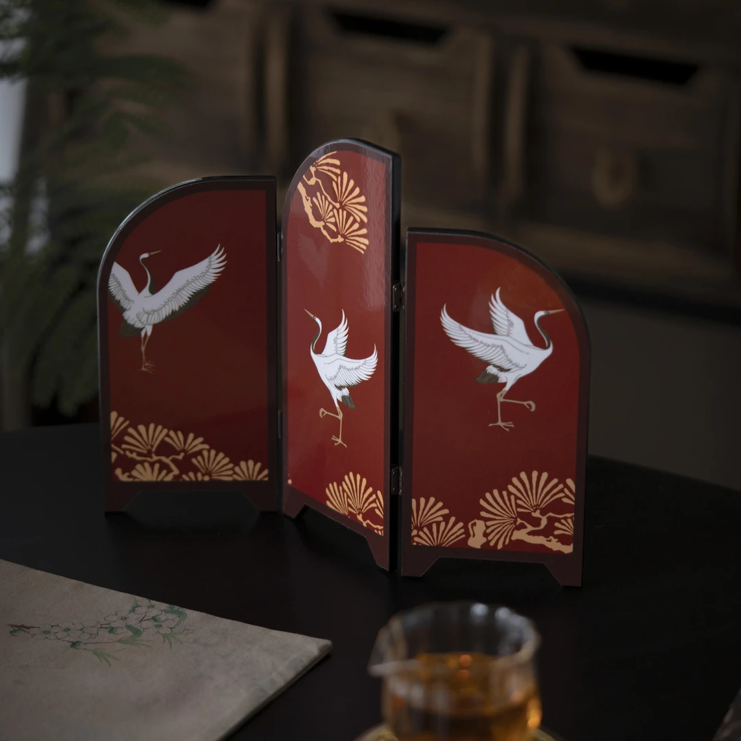新中式屏风摆件茶道茶具配件茶桌茶台茶道配件茶道零配