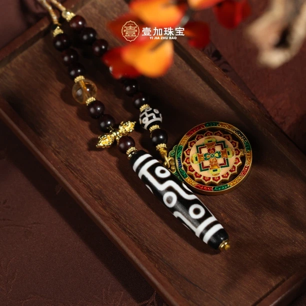 壹加师姐｜手工设计九y玛瑙挂件多样性发一0492F