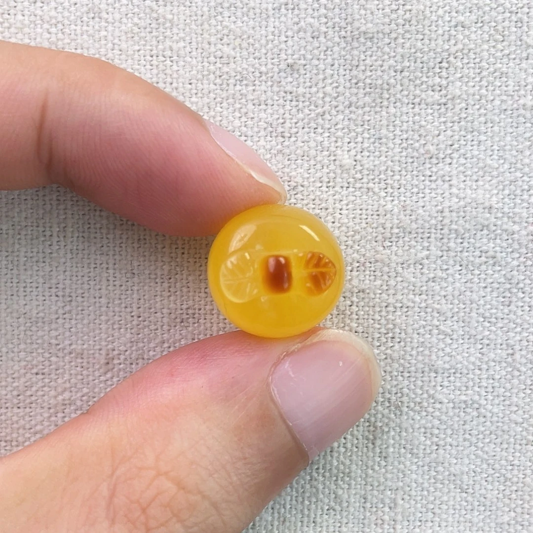 琥珀未镶嵌珠宝奇石苹果