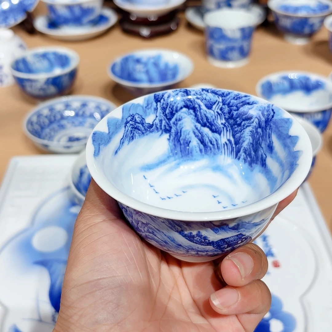 今***虎景德镇纯手绘单杯