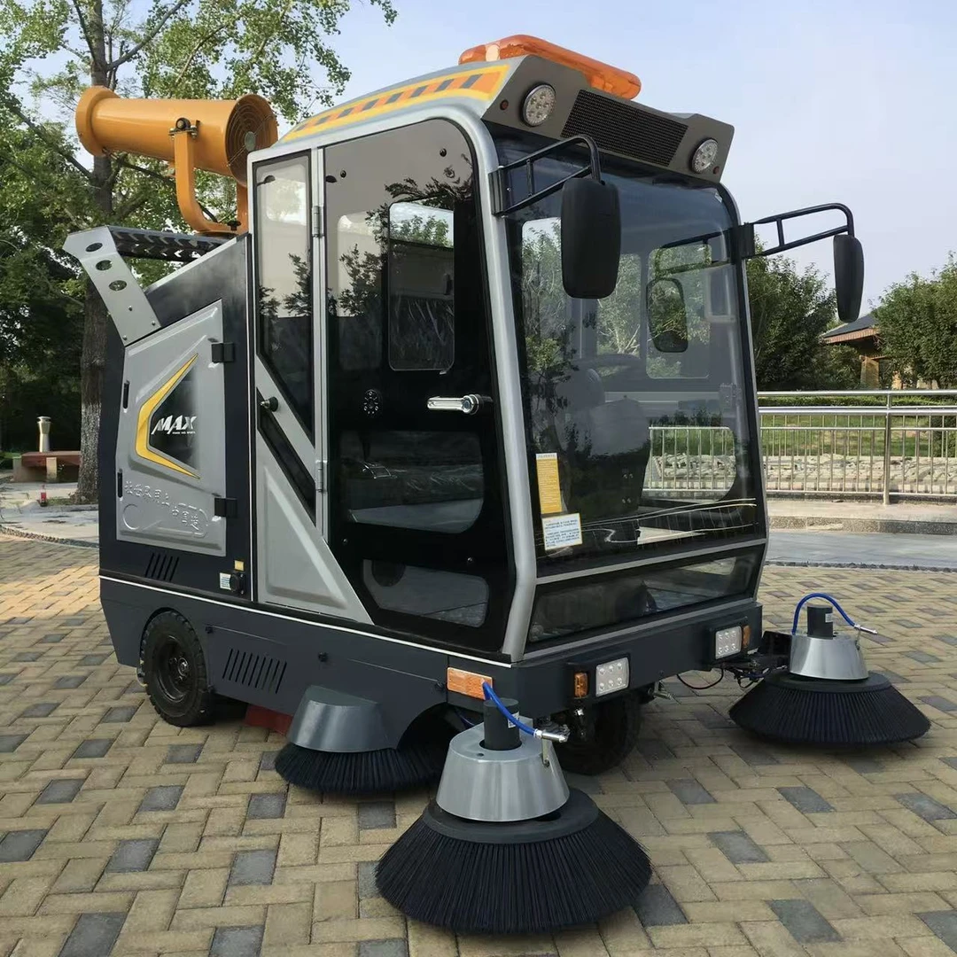 电动驾驶自卸式扫地机适用于工厂车间小区城市环卫道路清扫商用