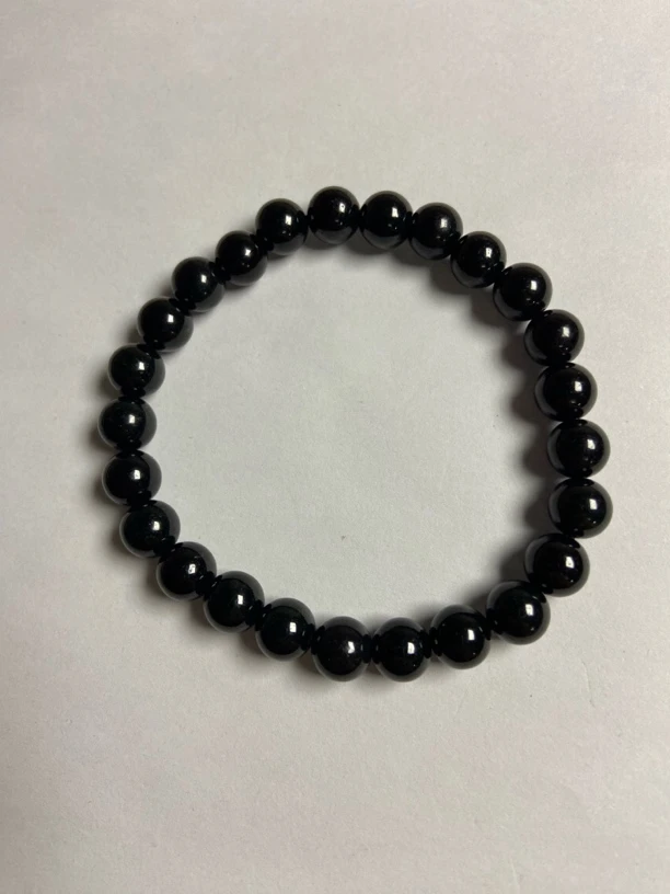 天然缅料a货 钢琴黑福利手串