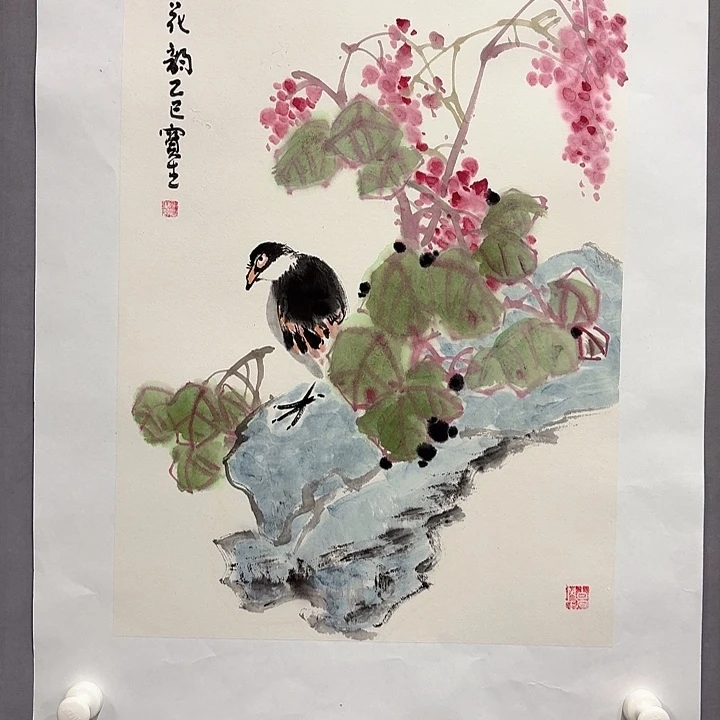 国画亲笔手绘放心去藏