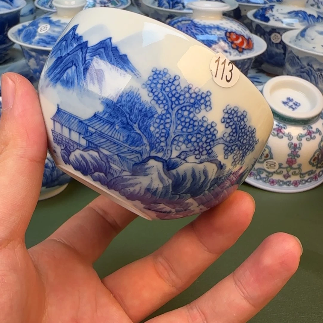 彦祖纯手工手绘茶具113