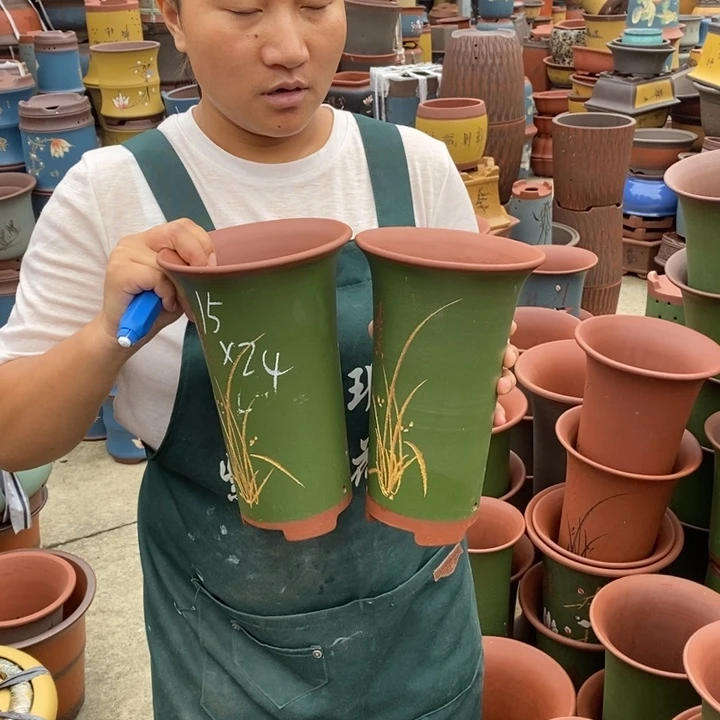 紫砂花盆盆栽植物花卉苗木种植