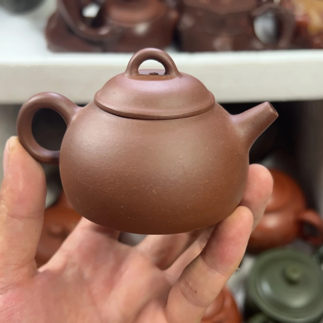 茶壶紫砂宜兴原矿紫砂壶80毫升容量
