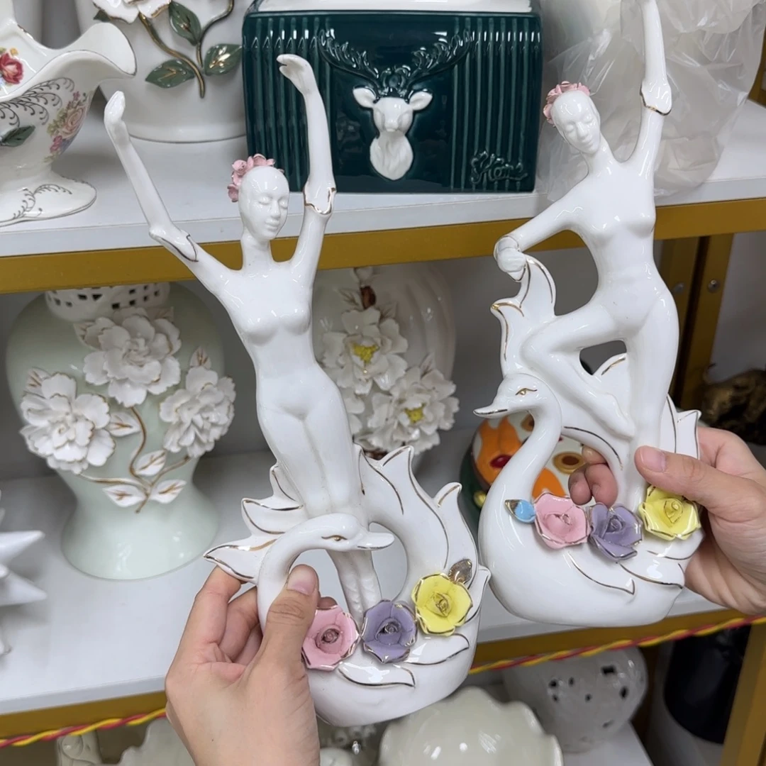 瓷片陶瓷工艺摆件花瓶