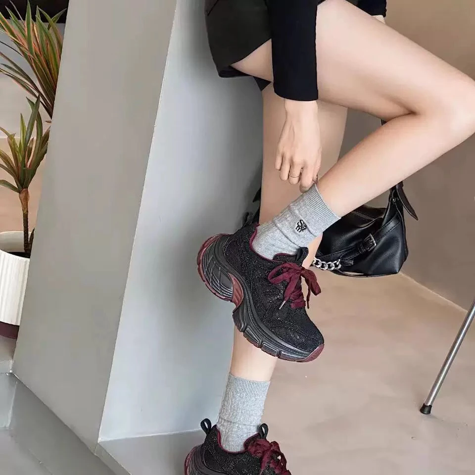 【伟伟女鞋工厂店】16F2901 ins秋款老爹鞋
