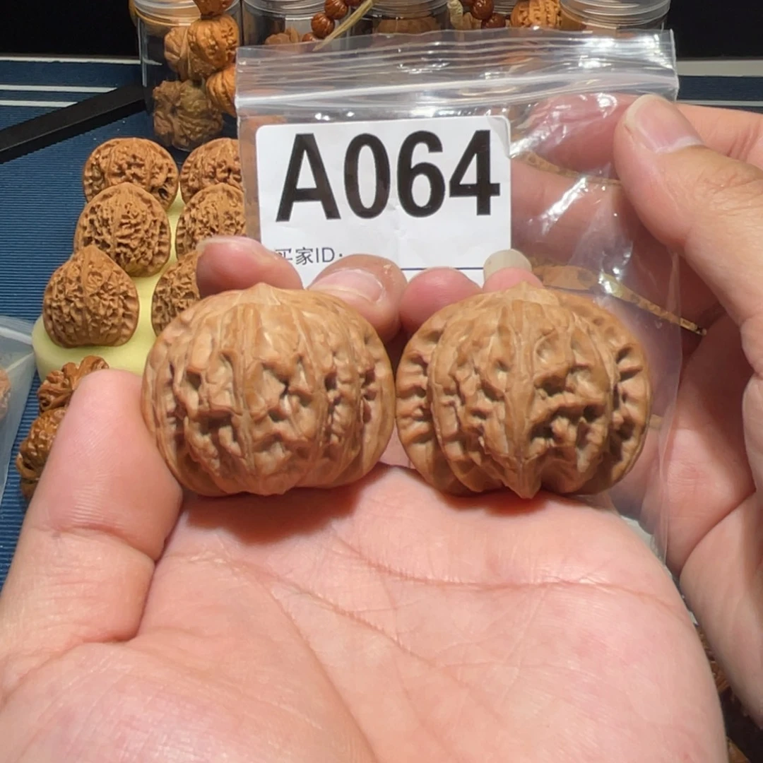 文玩核桃把件战鼓40全品