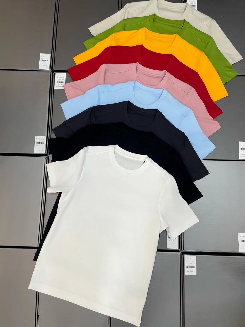 山河—净版美学零触感苏匹马棉701夏季圆领男士高品质短袖纯色