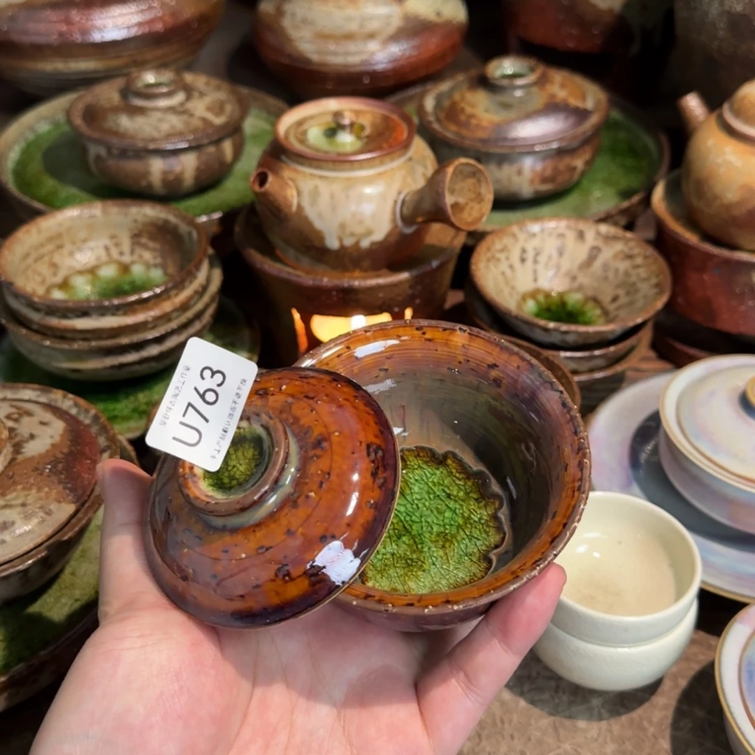 U763破碎感泥料柴烧跑单禁拍