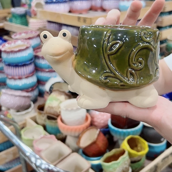 有孔，满10元发货多肉陶瓷花盆