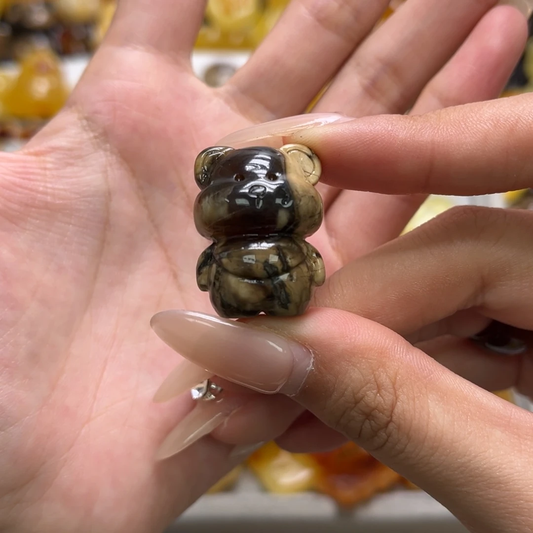 琥珀未镶嵌裸石天然琥珀根珀溶洞围兜