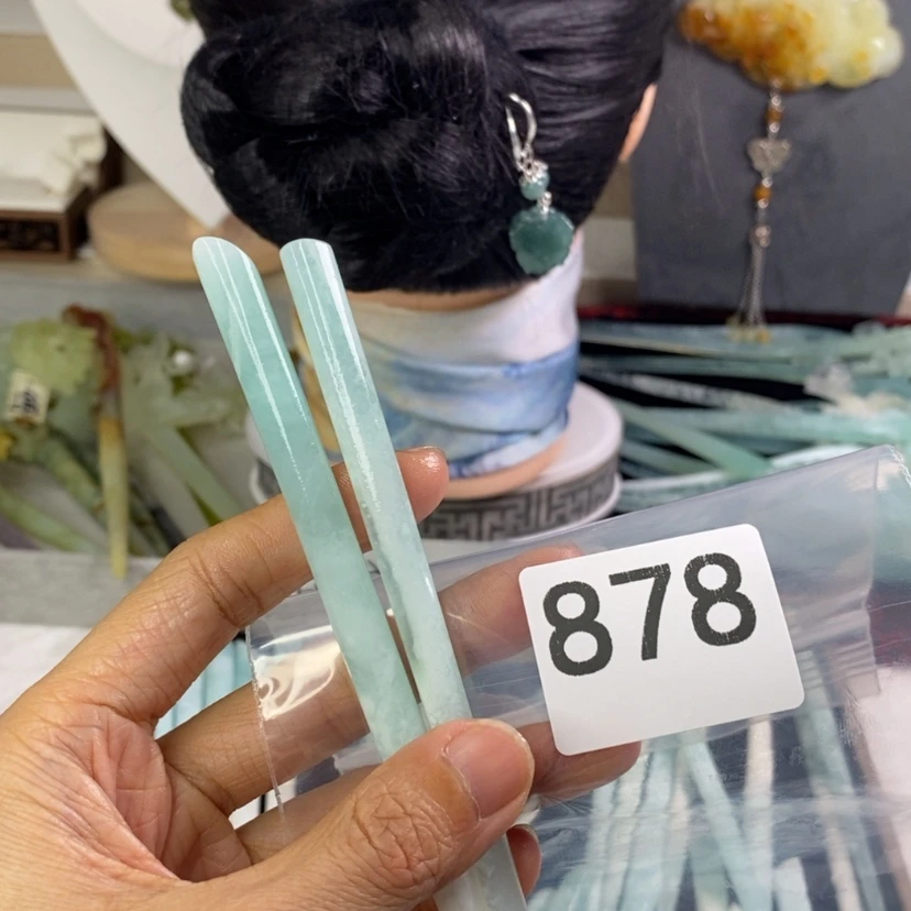 【闪购商品】岫玉发饰合金怡***乐