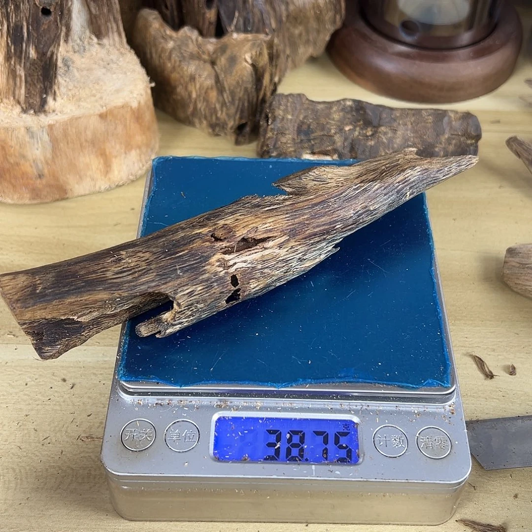 香料绿奇楠虫漏38克白棋