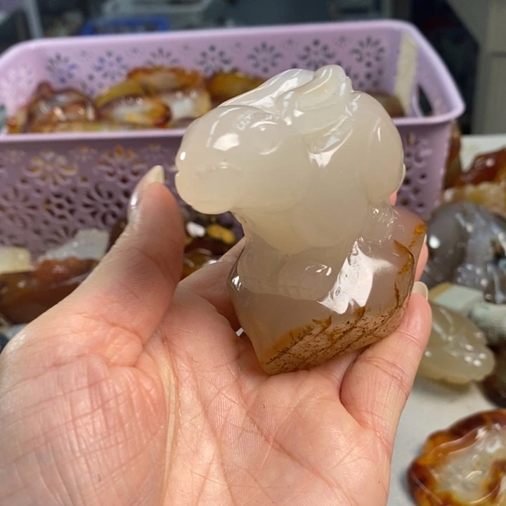 玛瑙/玉髓吊坠(不含链)未镶嵌