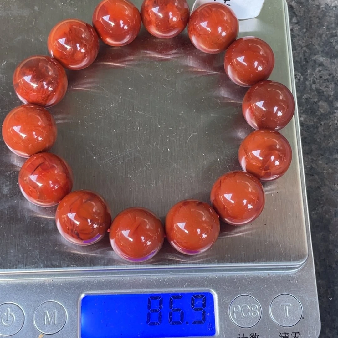 手串合金南红玛瑙