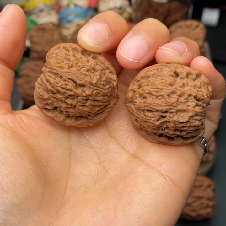 吊坠文玩核桃33尺拉丝蟹钳