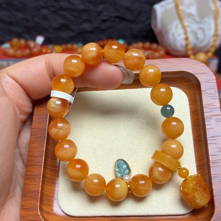 蜜蜡未镶嵌手链手串