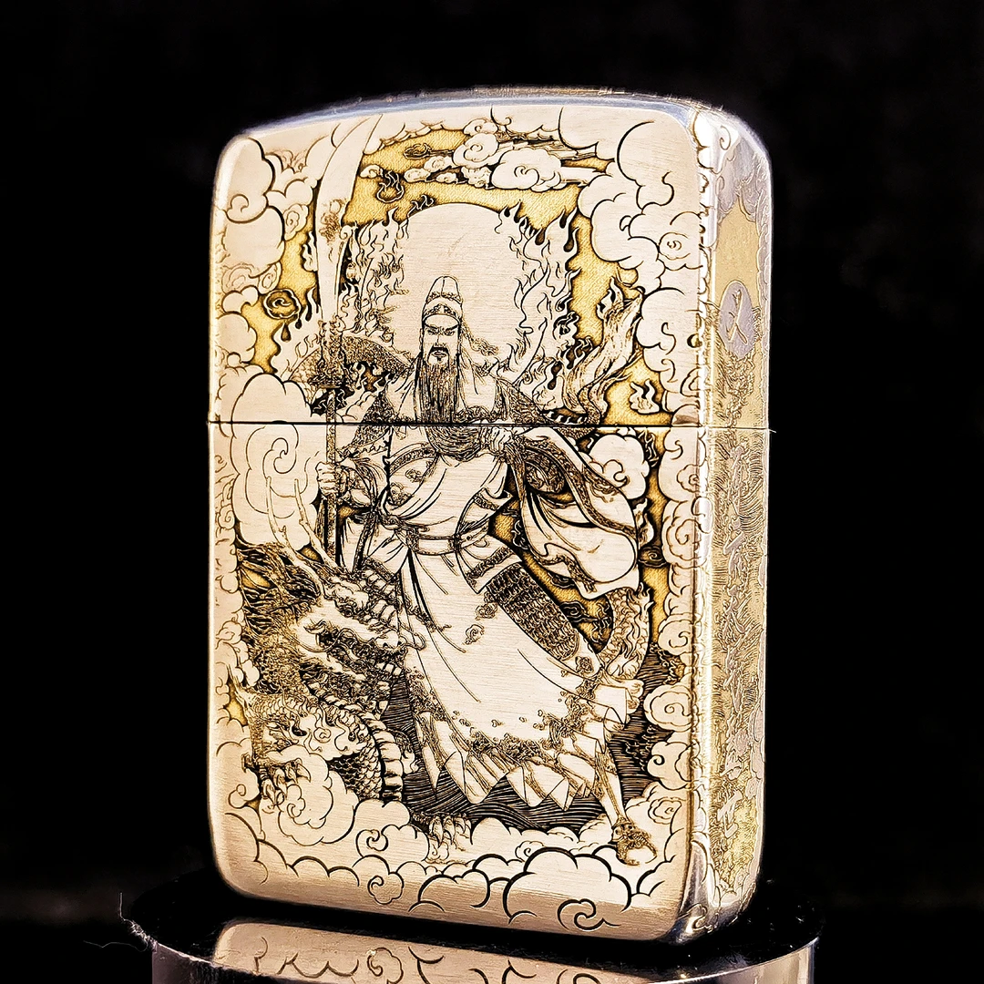 ZIPPO正品打火机/1941金冰双色-义薄云天关羽DY9913DK【凯亚】