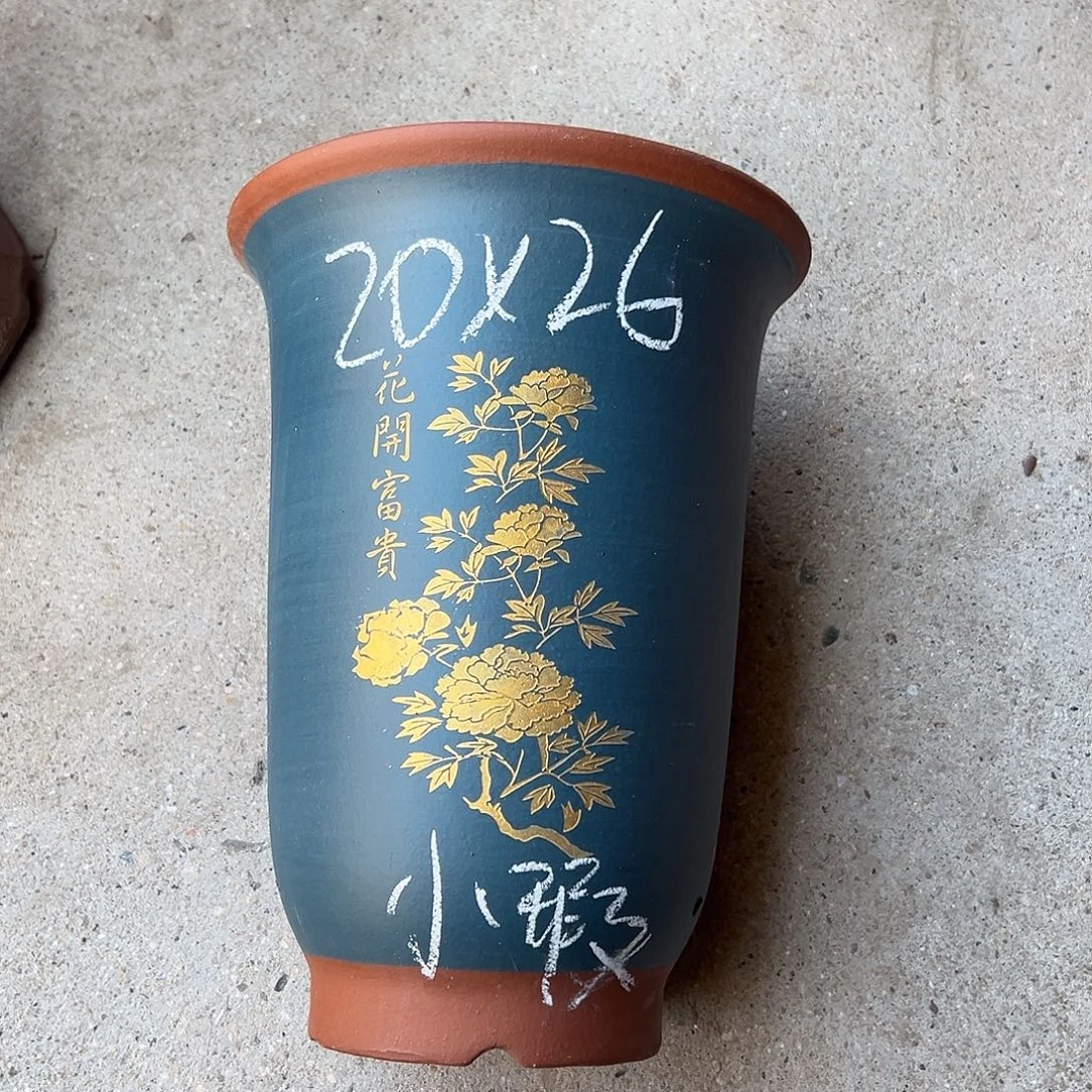 紫砂花盆宜兴紫砂花盆
