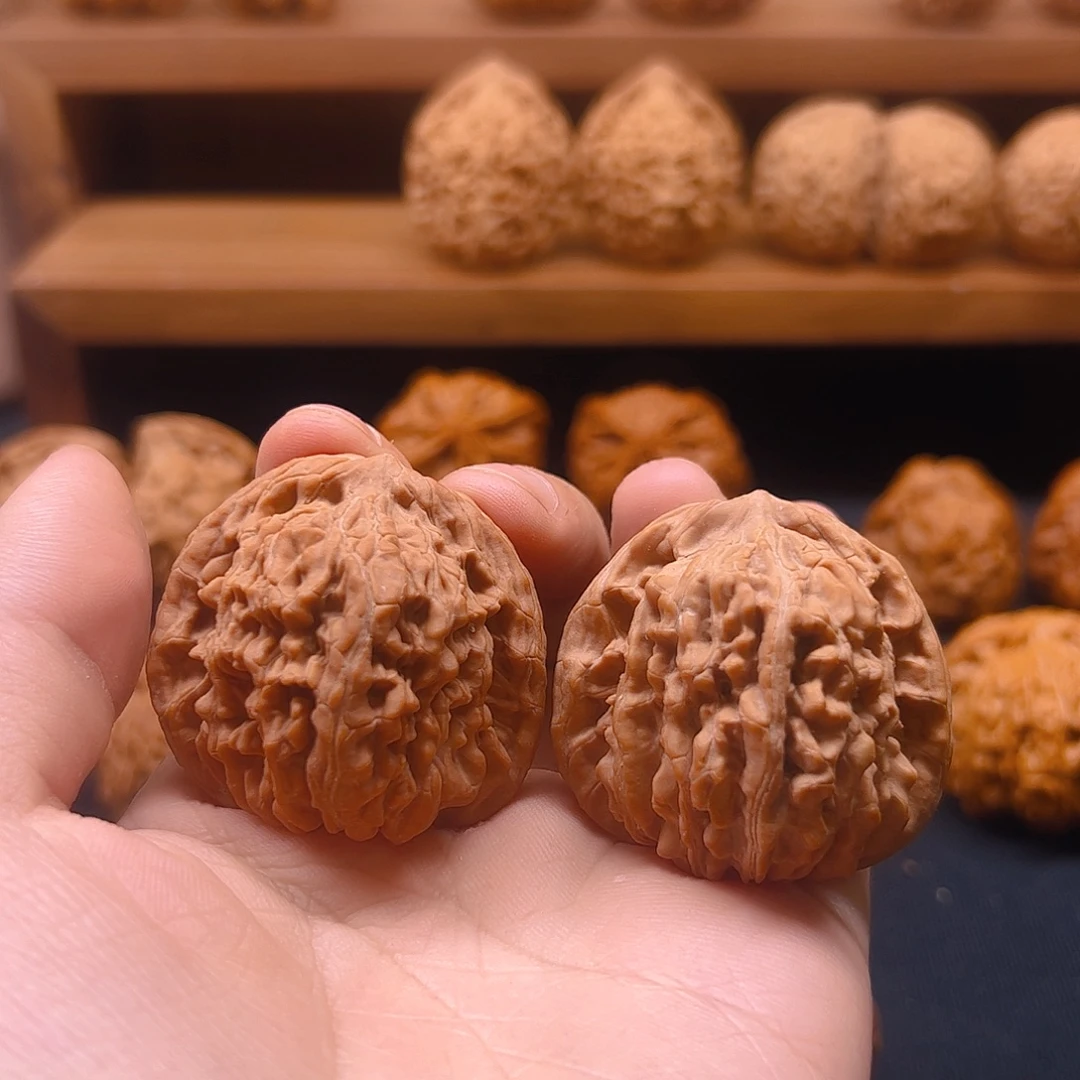 核桃把件红皮平谷楼43全品