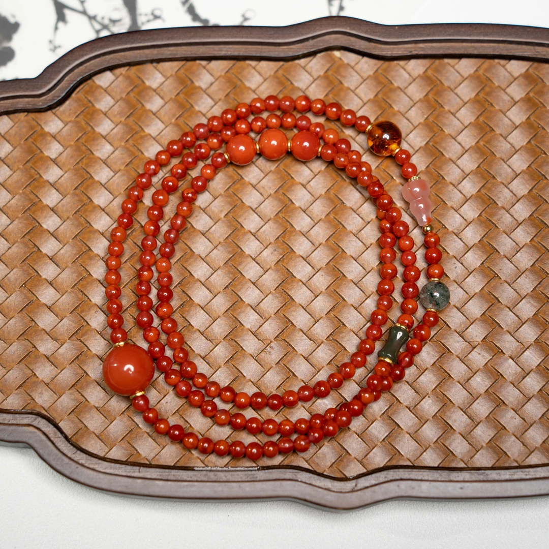 南红DIY4mm项链19809670399