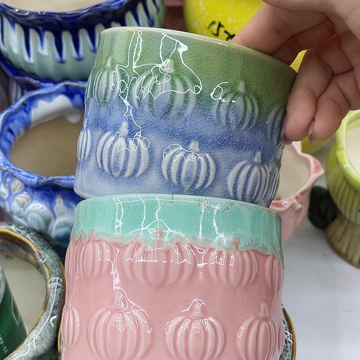 多肉绿植陶瓷花盆