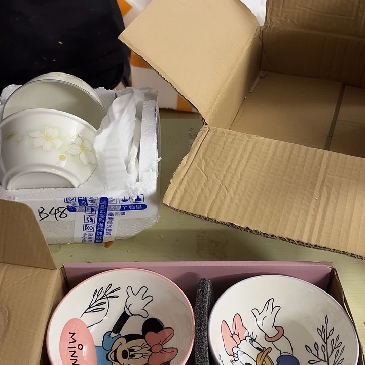 搪瓷迪某尼套装碗