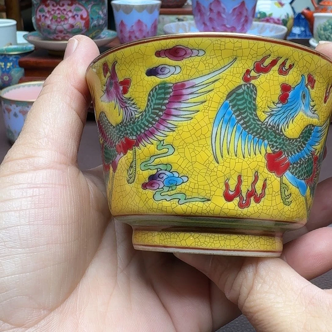 瓷片景德镇仿古手工制作精品展示